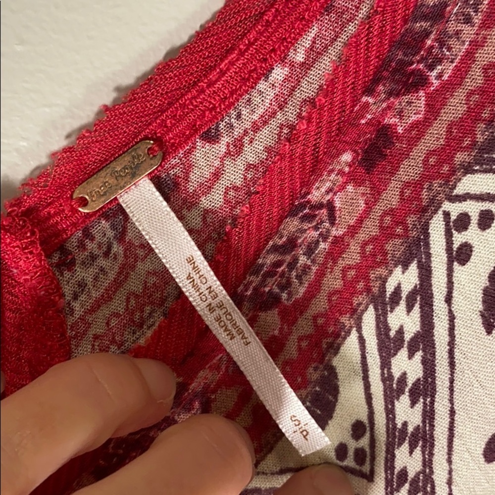 Free People Flowy Relaxed Fit Tunic Top - Picture 5 of 9